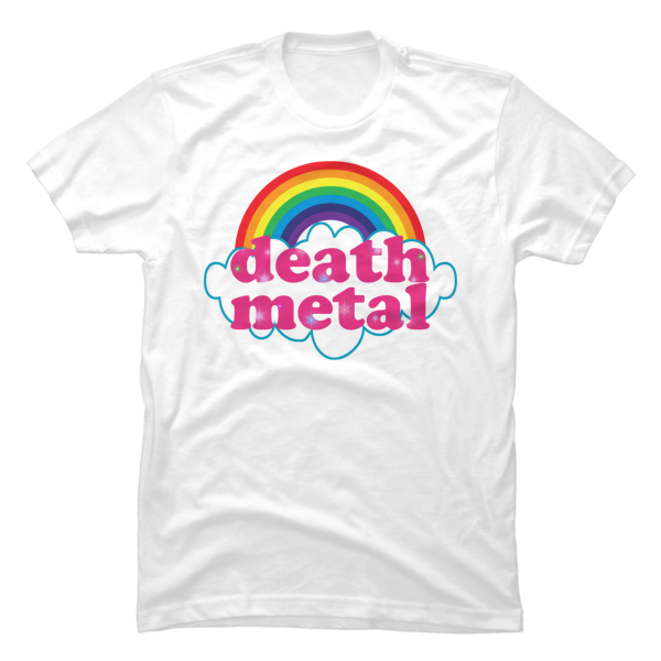 death metal shirt rainbow